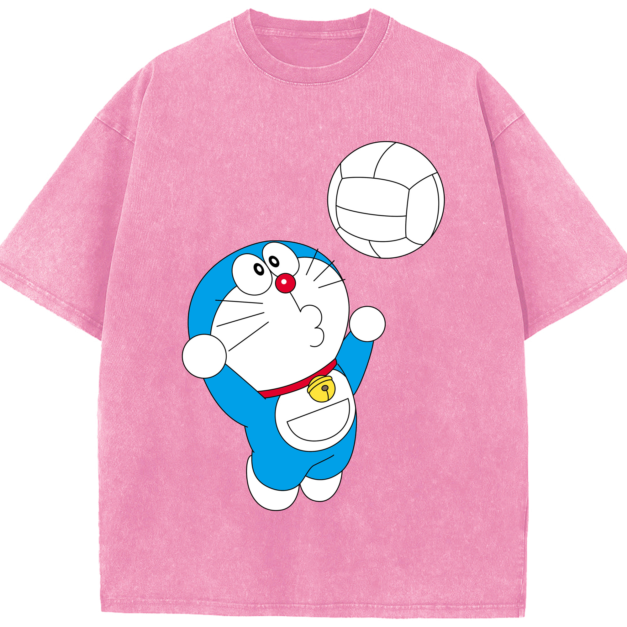 （画像用） ドラえもん Doraemon 綿100% ヴィンテージ風 半袖Tシャツ（フロントプリント）